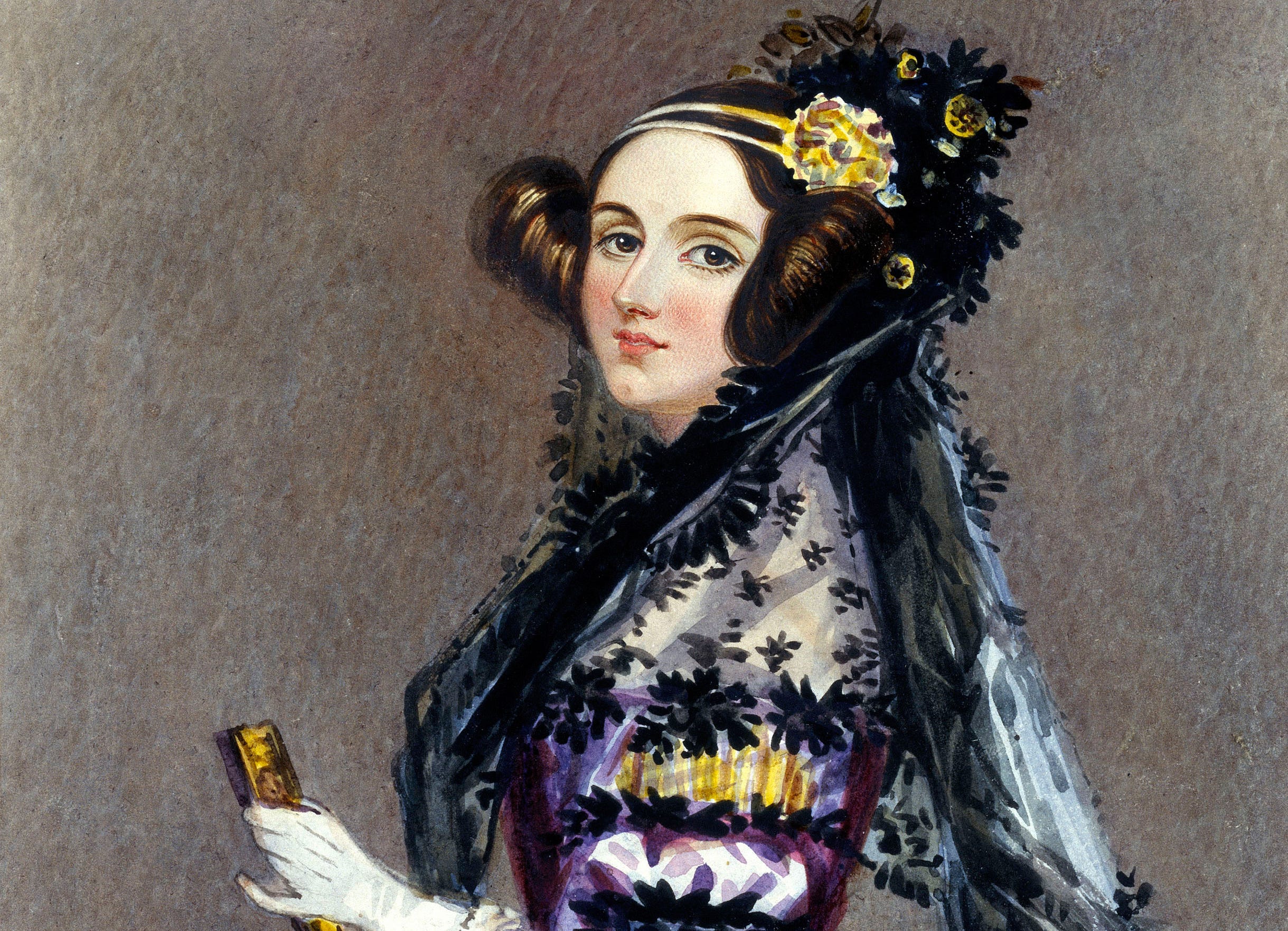 Retrato (pintura) de Ada Lovelace.